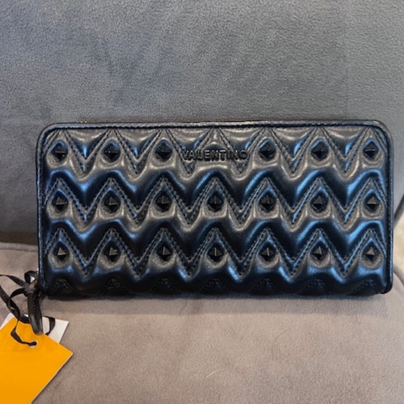 NWT Black Valentino Wallet - Picture 1 of 5